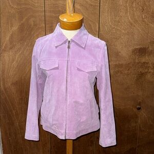 Denim&Co 100% Genuine Leather Jacket